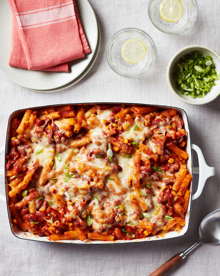 Vegetarian Chili MacInspired Baked Ziti Recipe The Kitchn